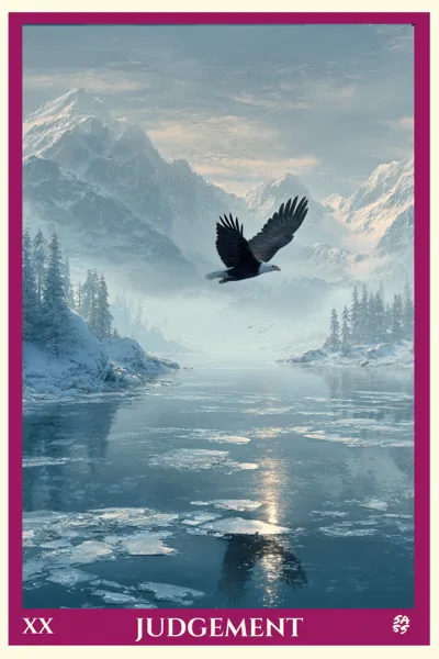 Judgement tarot card from the SASS Tarot deck