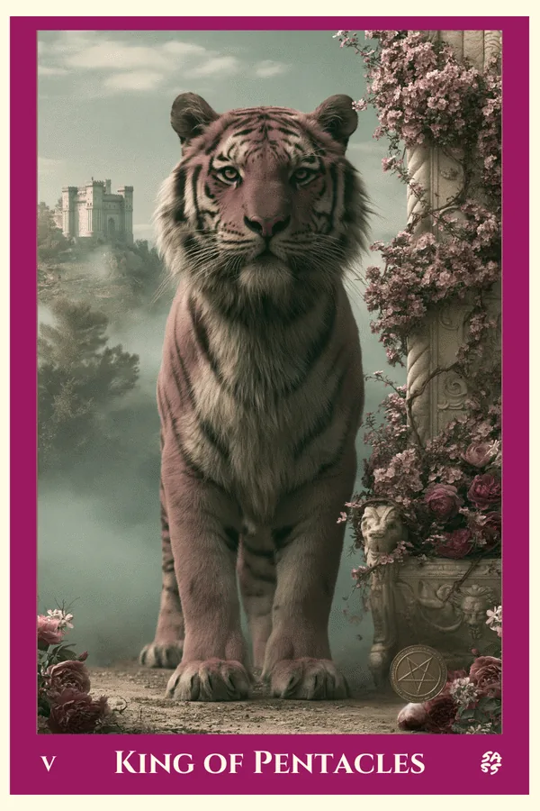 King of Pentacles tarot card from the SASS Tarot deck