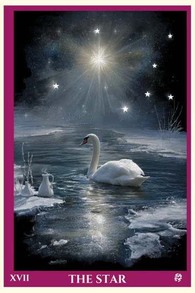 The Star tarot card from the SASS Tarot deck