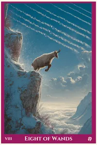 Eight of Wands tarot card