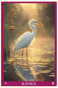 Justice tarot card