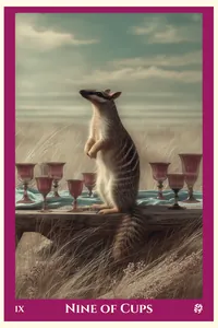 Nine of Cups tarot card