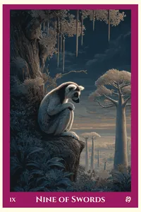 Nine of Swords tarot card