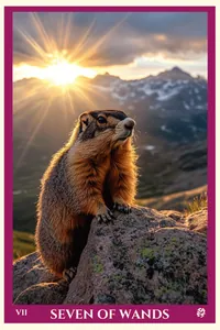 Seven of Wands tarot card