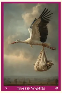 Ten of Wands tarot card