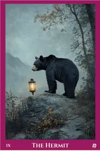 The Hermit tarot card