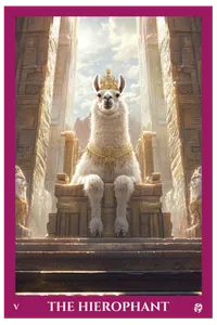 The Hierophant tarot card