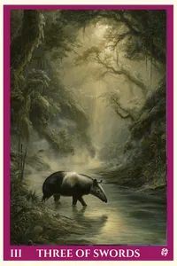 Three of Swords tarot card