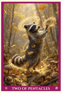 Two of Pentacles tarot card