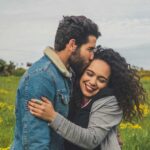 couple embracing