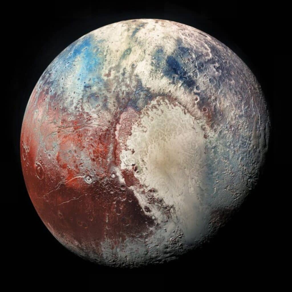 pluto closeup