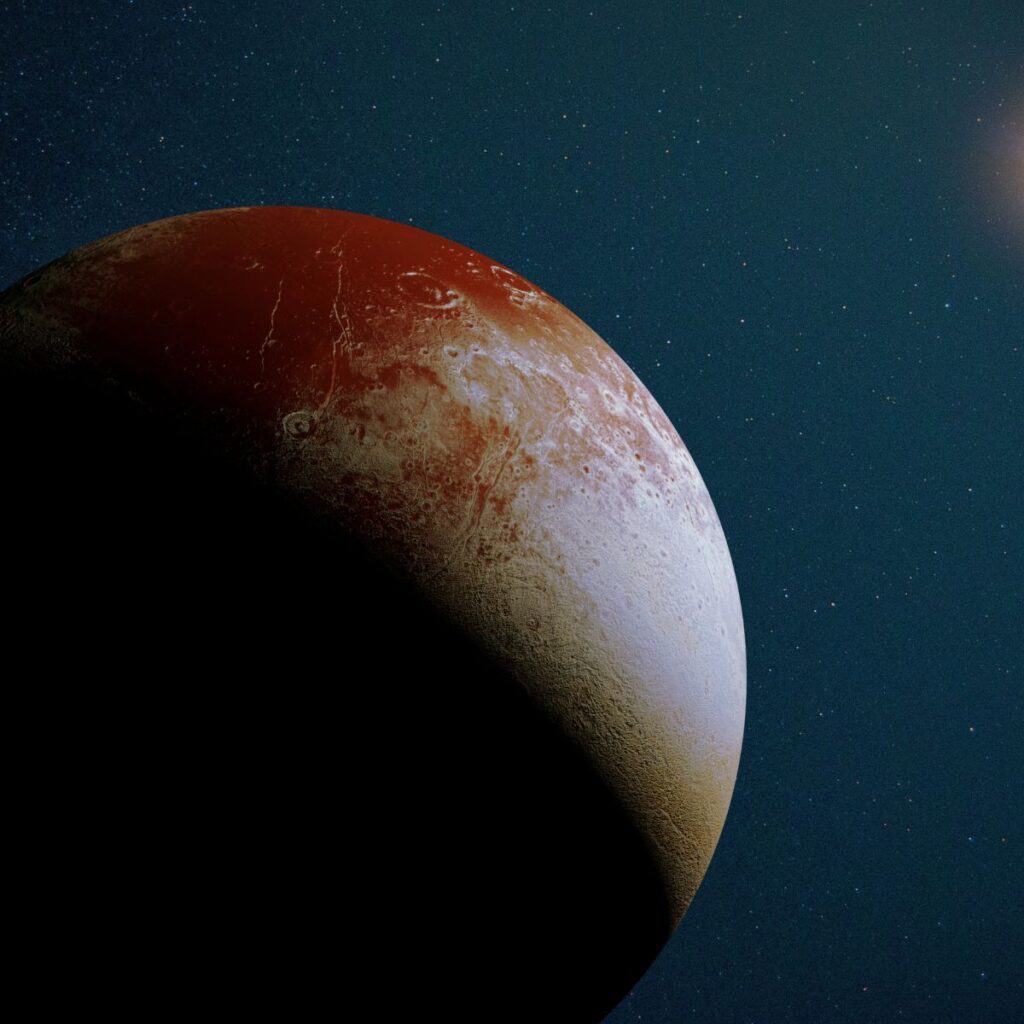 planet pluto closeup