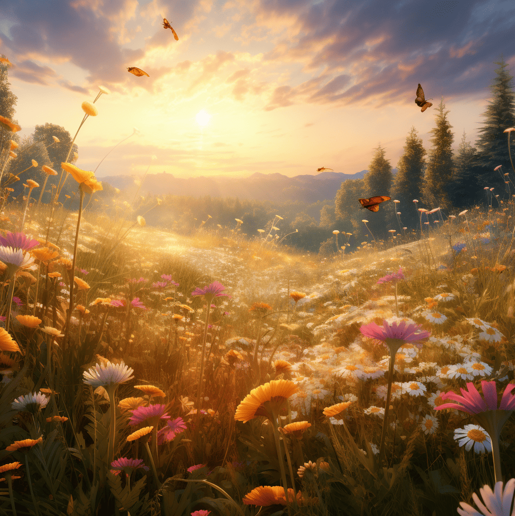 wildflower field