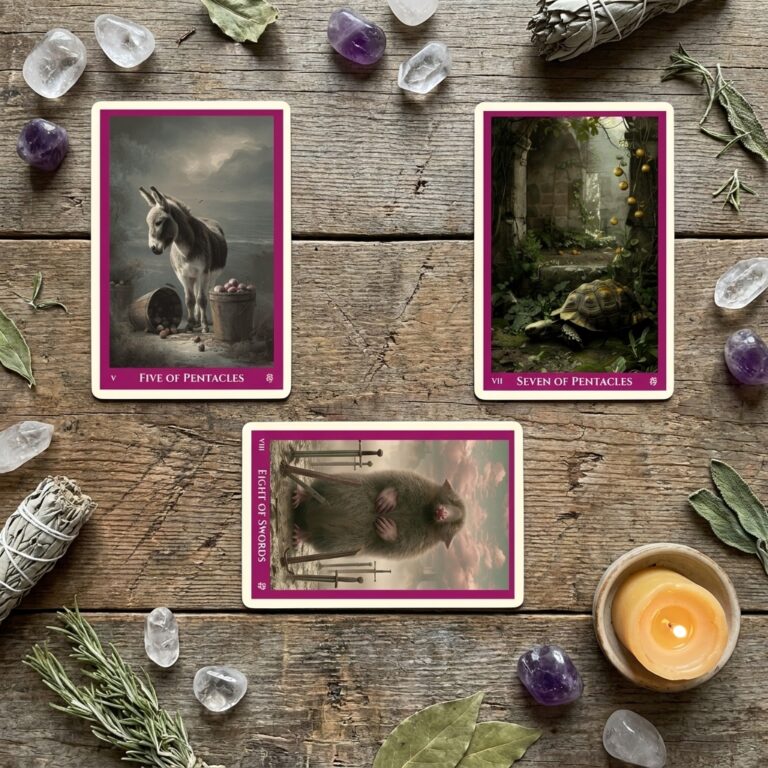 Tarot Tuesday: The Hairpin, Three Cards Around the Turn