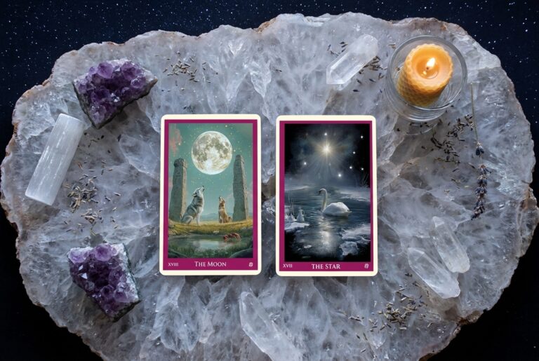 Tarot Tuesday: Two Cards, Eighteen Months Apart